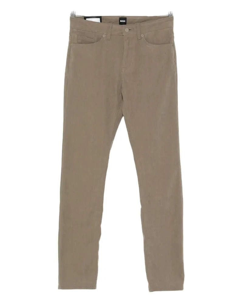 HUGO BOSS Straight-Leg-Hose aus Cord - Braun Braun