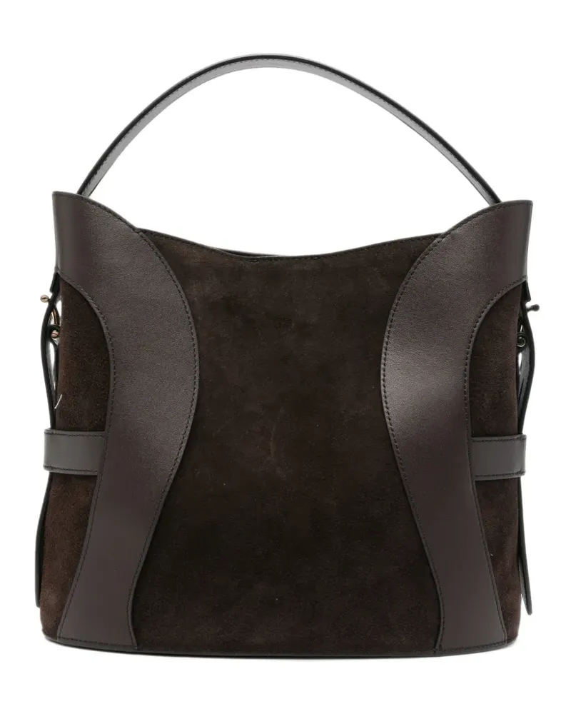 Aigner Deborah Beuteltasche aus Leder - Braun Braun