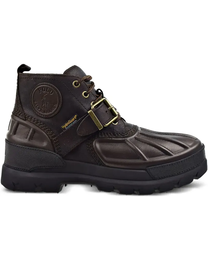 Ralph Lauren leather buckle hi-tops - Braun Braun