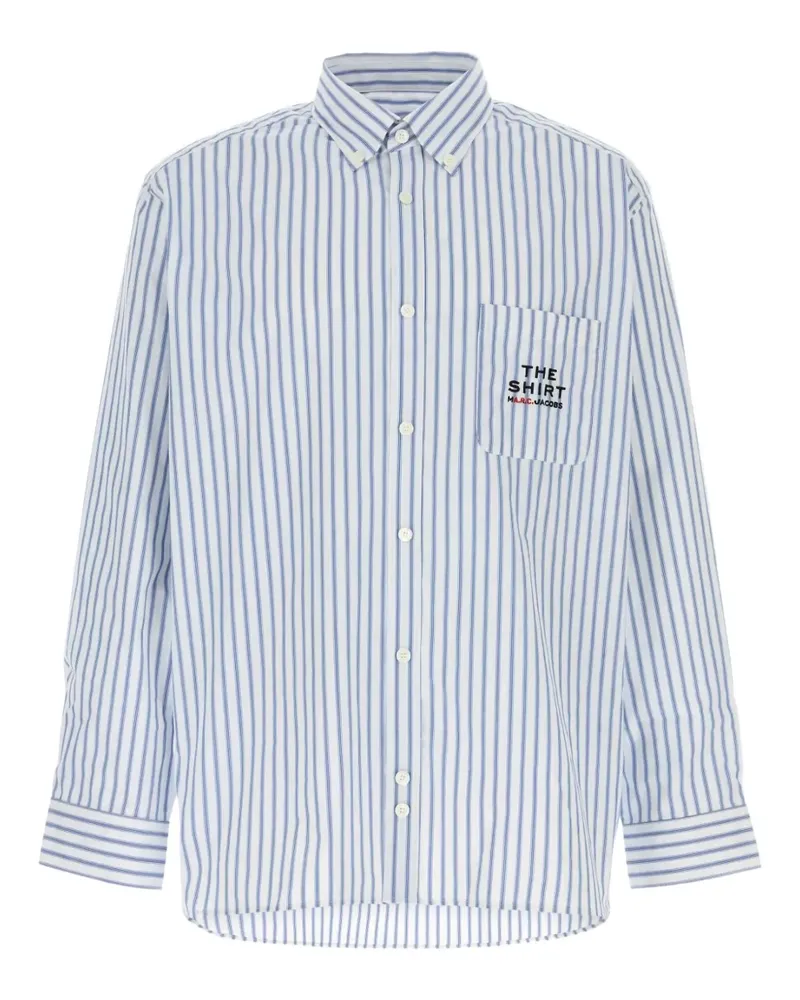 A.P.C. x Marc Jacobs striped pocket shirt - Blau Blau