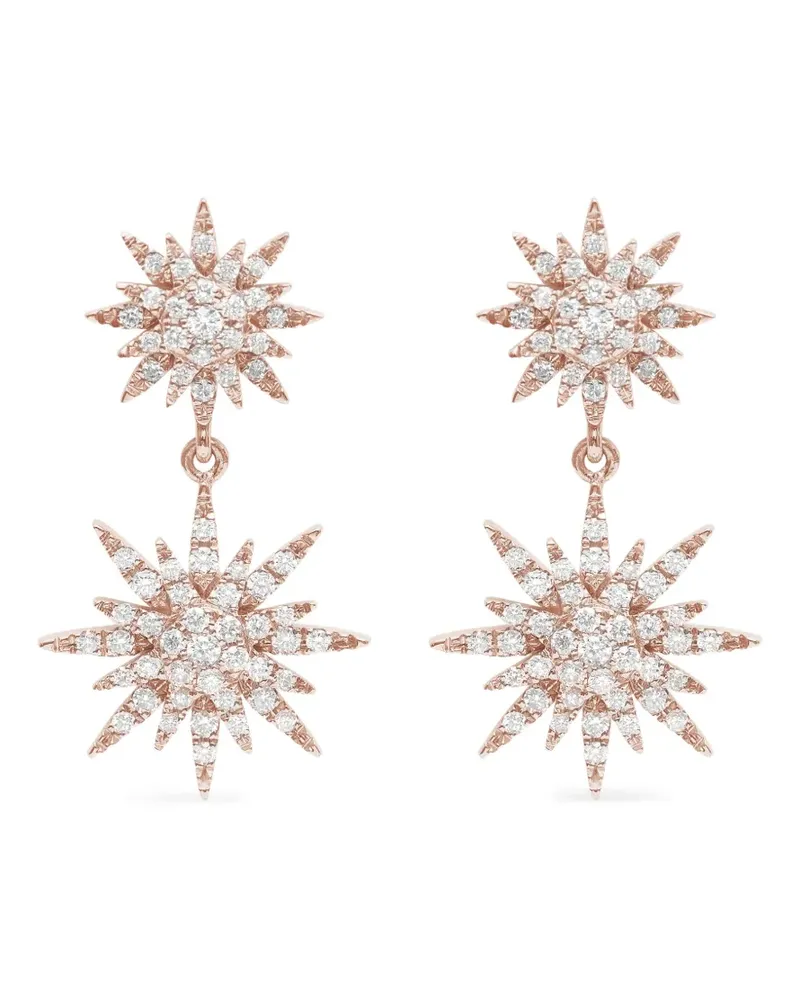 DJULA Sun diamond drop earrings - Rosa Rosa