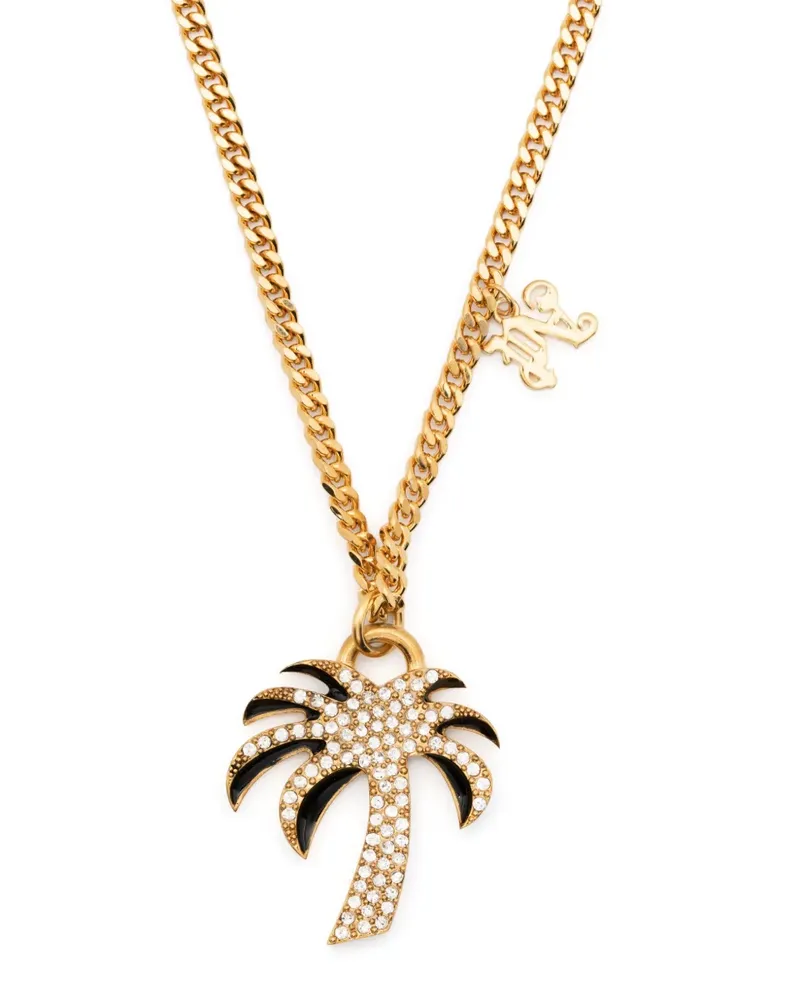 Palm Angels Palm Halskette mit Strass - Gold Gold