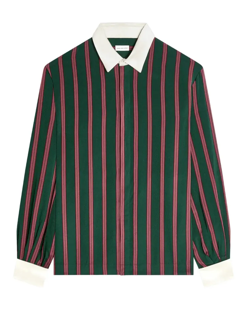 Dries van Noten striped shirt - Grün Grün