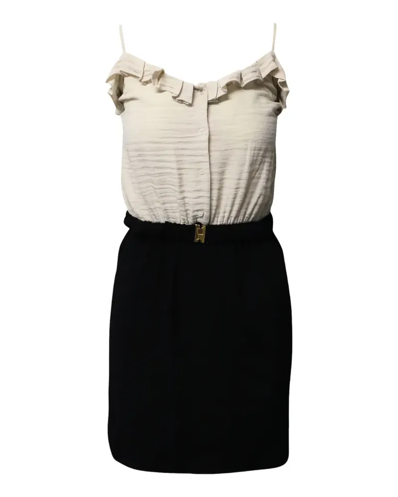 Sandro two-piece ruffled dress - Schwarz Schwarz