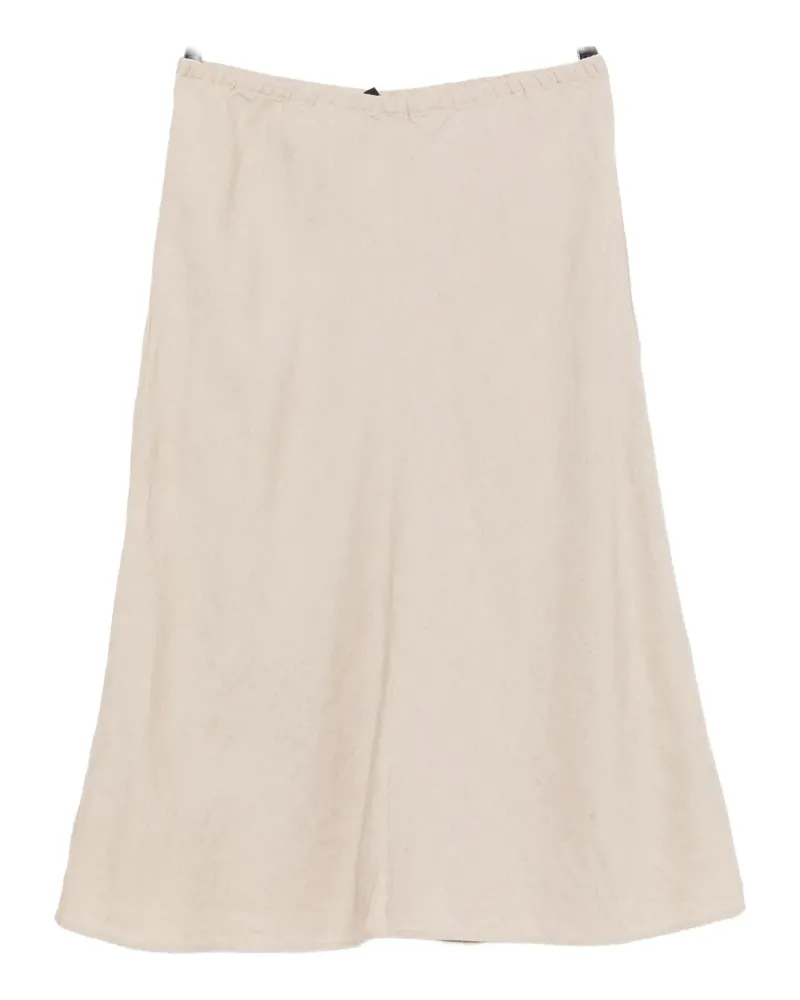 Eileen Fisher a-line linen skirt - Nude Nude