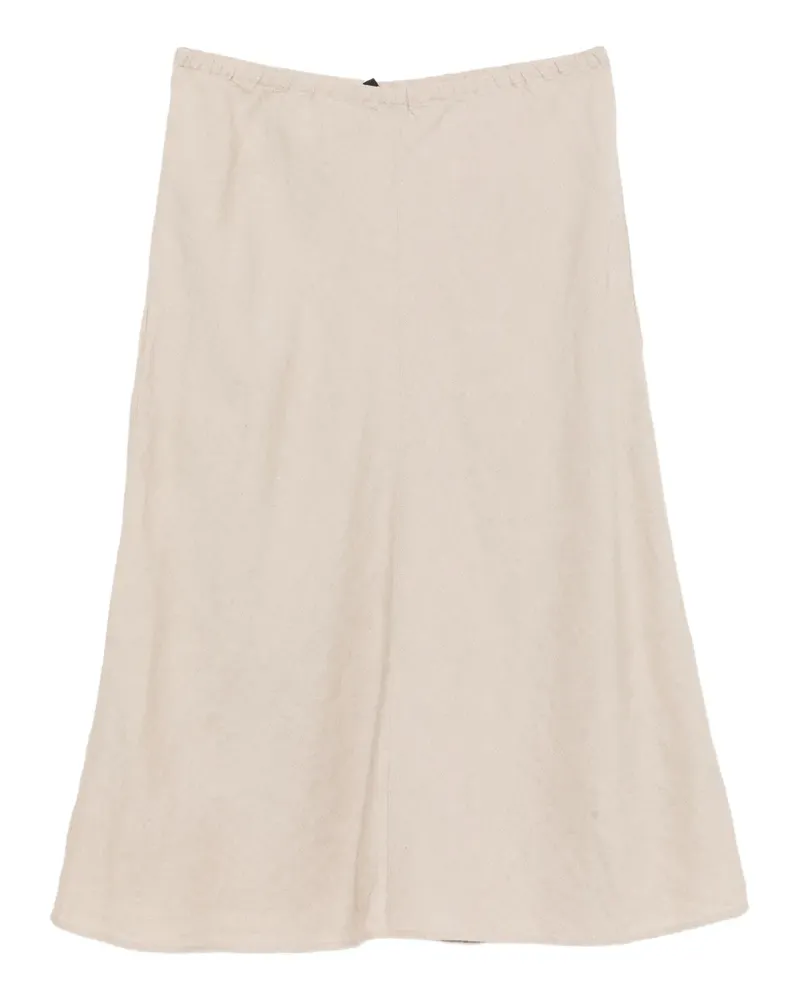 Eileen Fisher A-Linien-Rock aus Leinen - Nude Nude