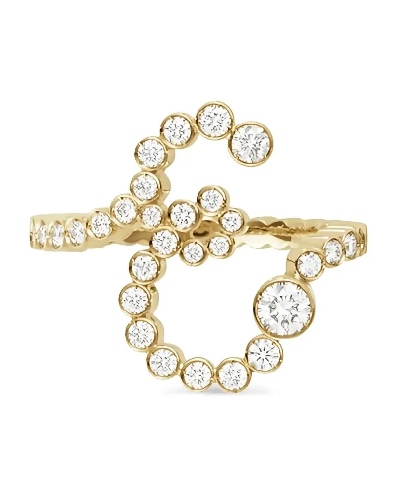 Sophie Bille Brahe 18kt Ensemble E Gelbgoldring mit Diamanten Gold