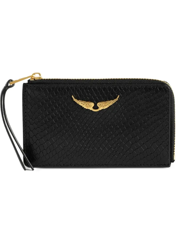 Zadig & Voltaire ZV Card Soft Wild Kartenetui - Schwarz Schwarz