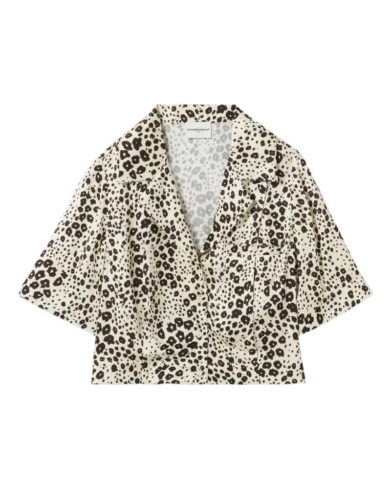 Claudie Pierlot Hemd mit Print - Nude Nude