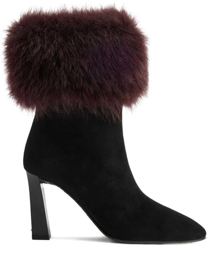 Giuseppe Zanotti Stiefel mit Fransen - Schwarz Schwarz