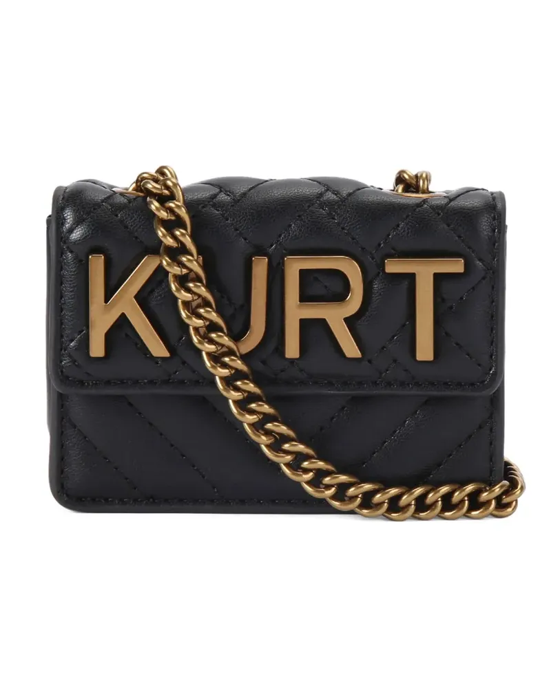 Kurt Geiger Micro Kensington Kurt Schultertasche - Schwarz Schwarz