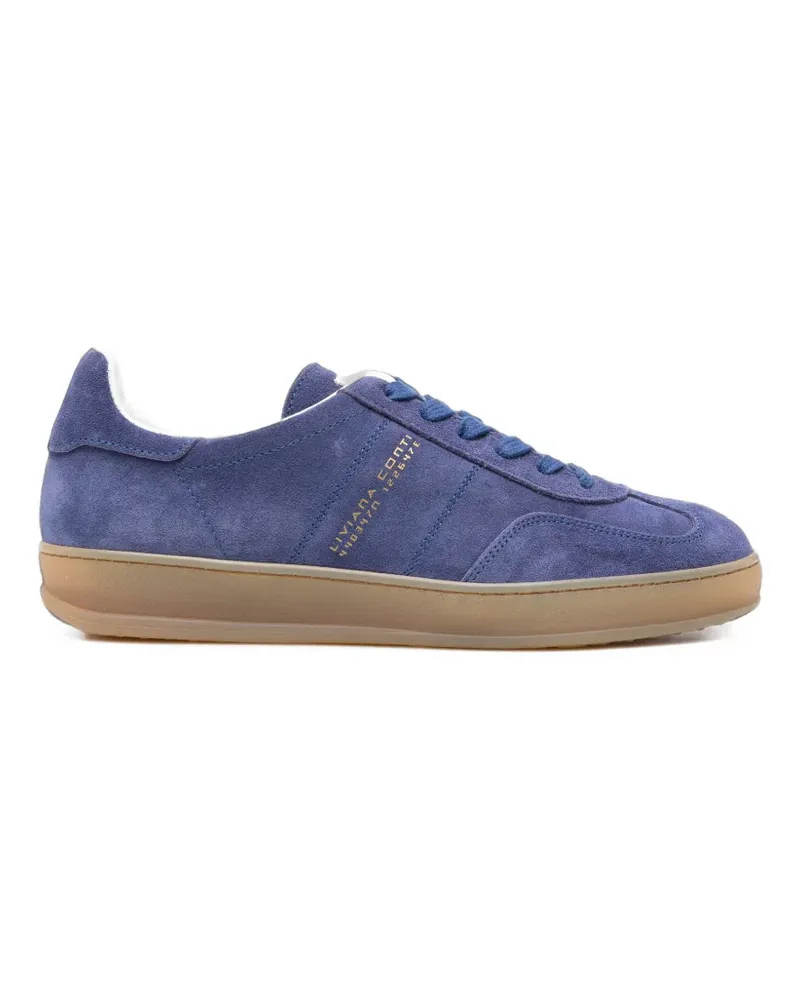 Liviana Conti Sneakers aus Wildleder mit Logo-Print - Blau Blau