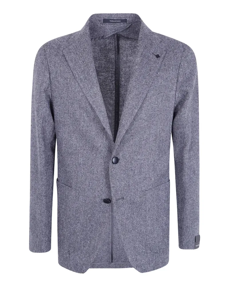 Tagliatore Montecarlo Blazer mit Fischgrätenmuster - Grau Grau
