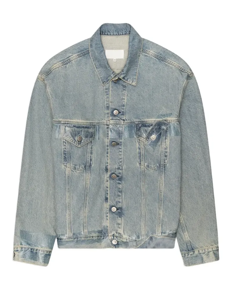 Maison Margiela Jeansjacke mit Besatzstreifen - Blau Blau