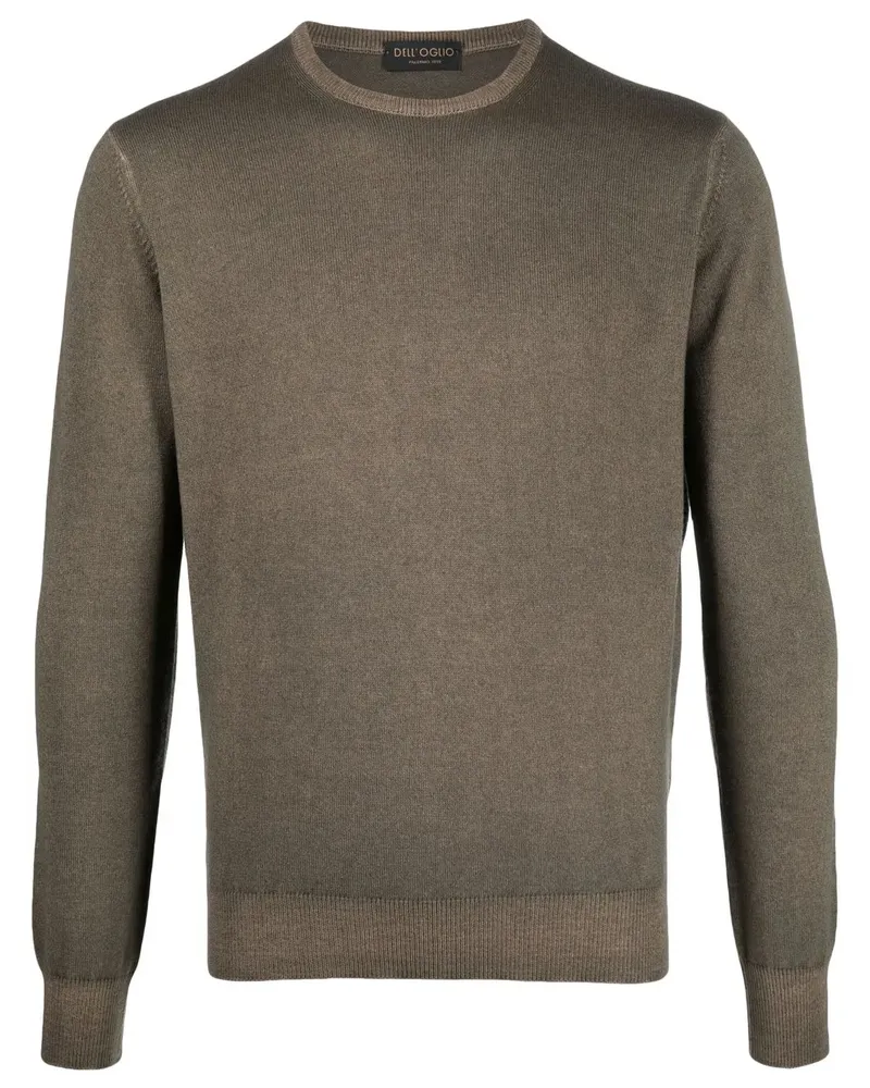 Dell'oglio Strickpullover mit Rundhalsausschnitt - Grün Grün