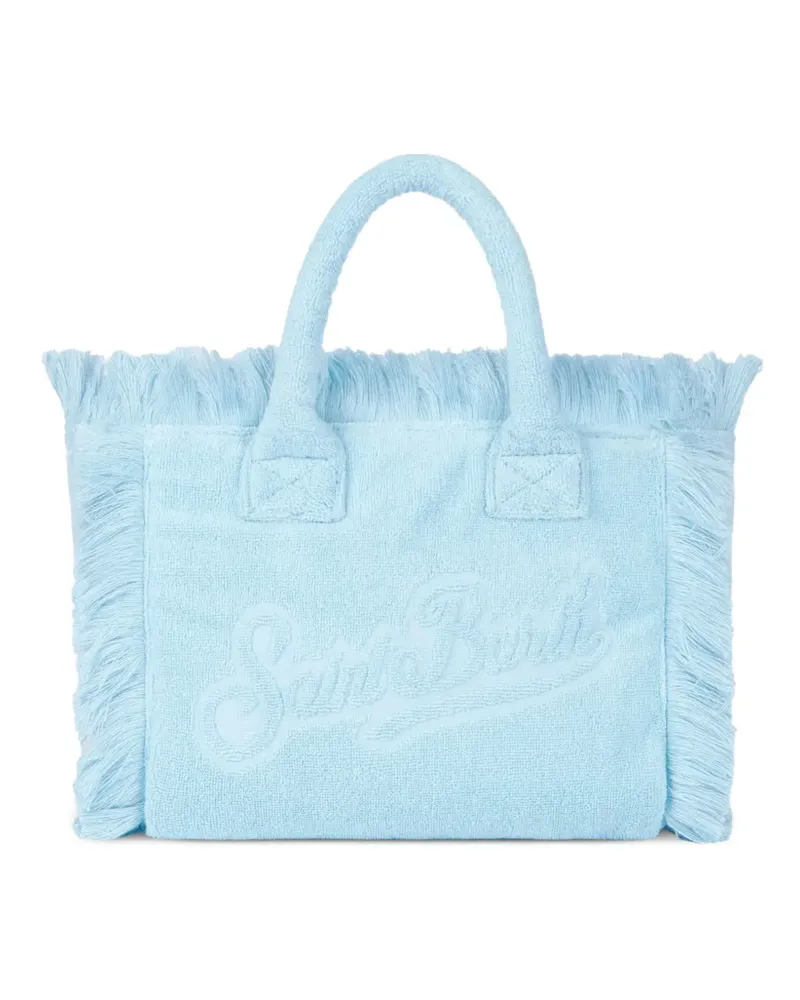 MC2 Saint Barth fringed terry-cloth tote bag - Blau Blau