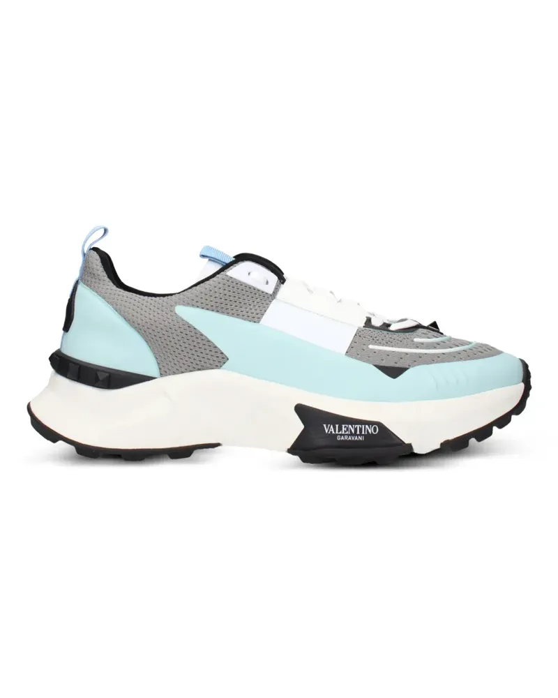 Valentino Garavani Rockstud Mesh-Sneakers - Grau Grau