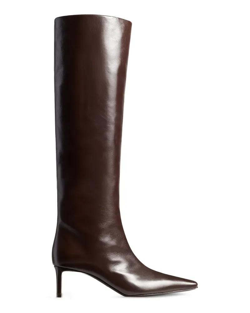 KHAITE Kniehohe Ona Stiefel - Braun Braun
