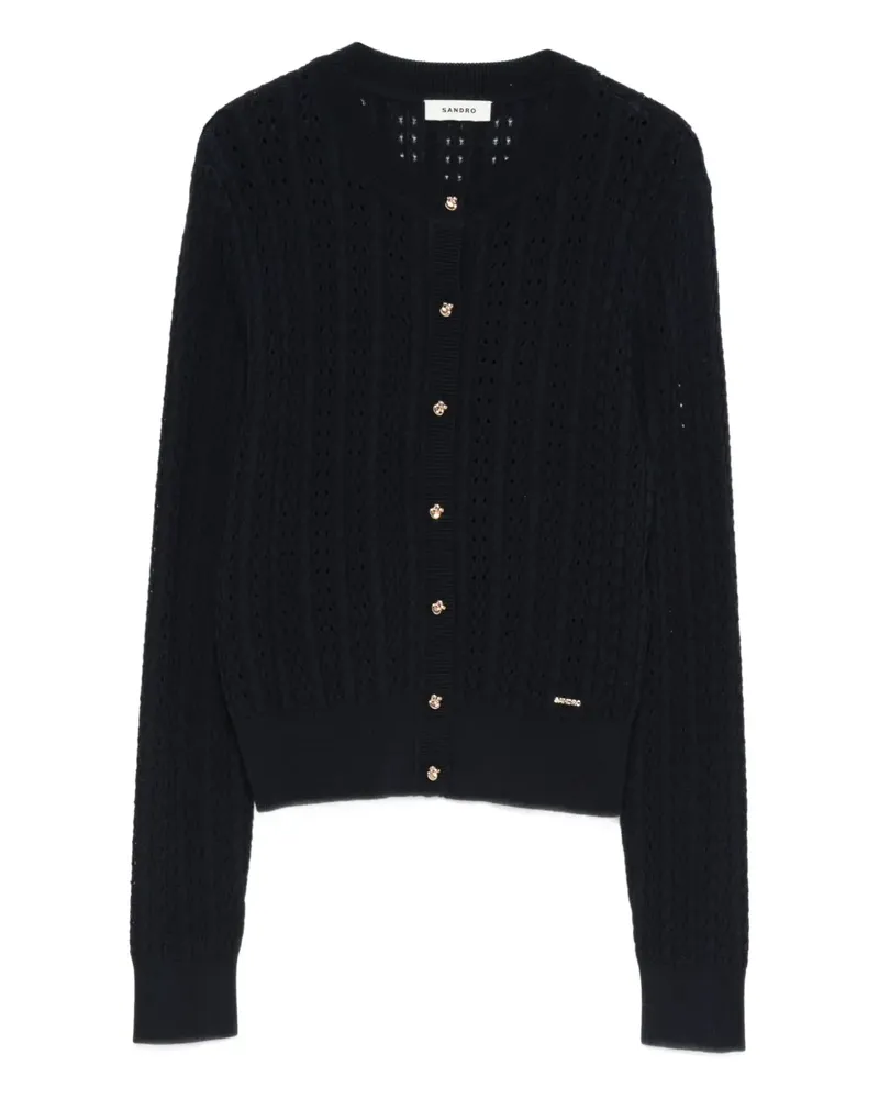 Sandro Cardigan mit Knöpfen - Blau Blau