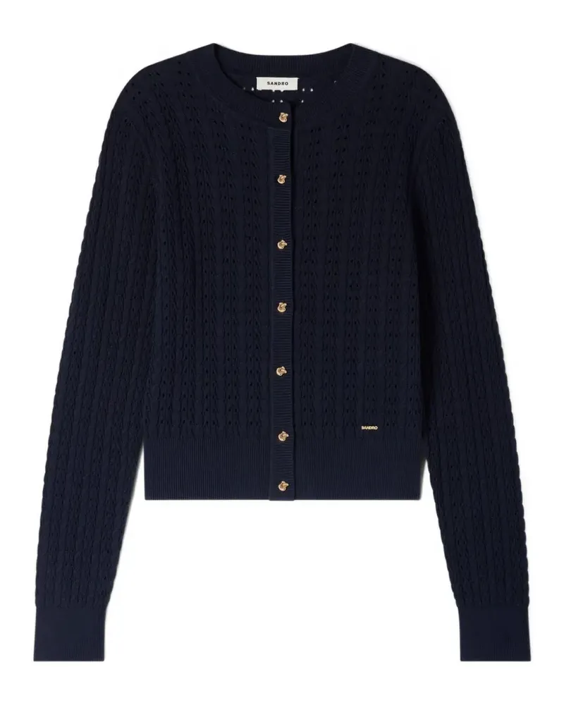 Sandro Cardigan mit Knöpfen - Blau Blau