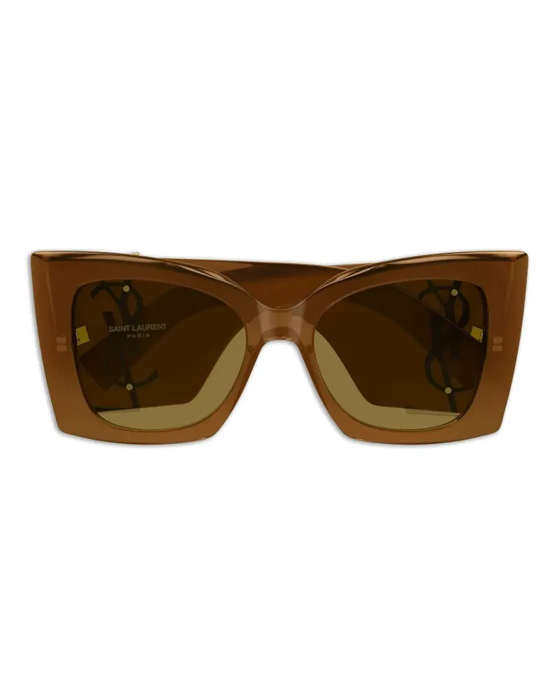 Saint Laurent SL M119 Blaze Crystal cat-eye sunglasses - Braun Braun