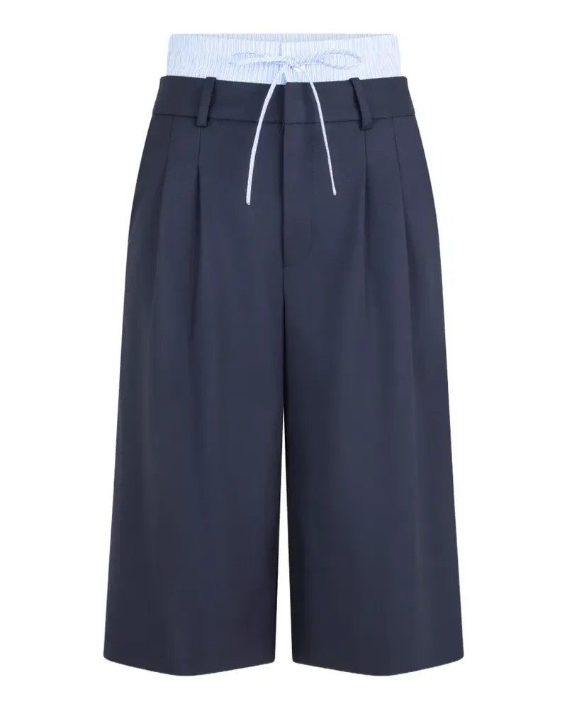 Monse Hose mit doppeltem Bund - Blau Blau