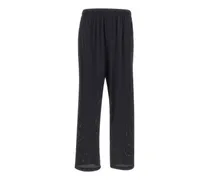 Space-O perforated track pants - Schwarz