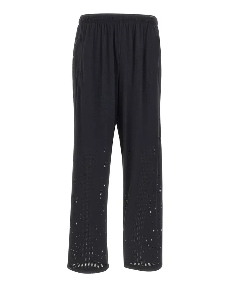 Satisfy Space-O perforated track pants - Schwarz Schwarz