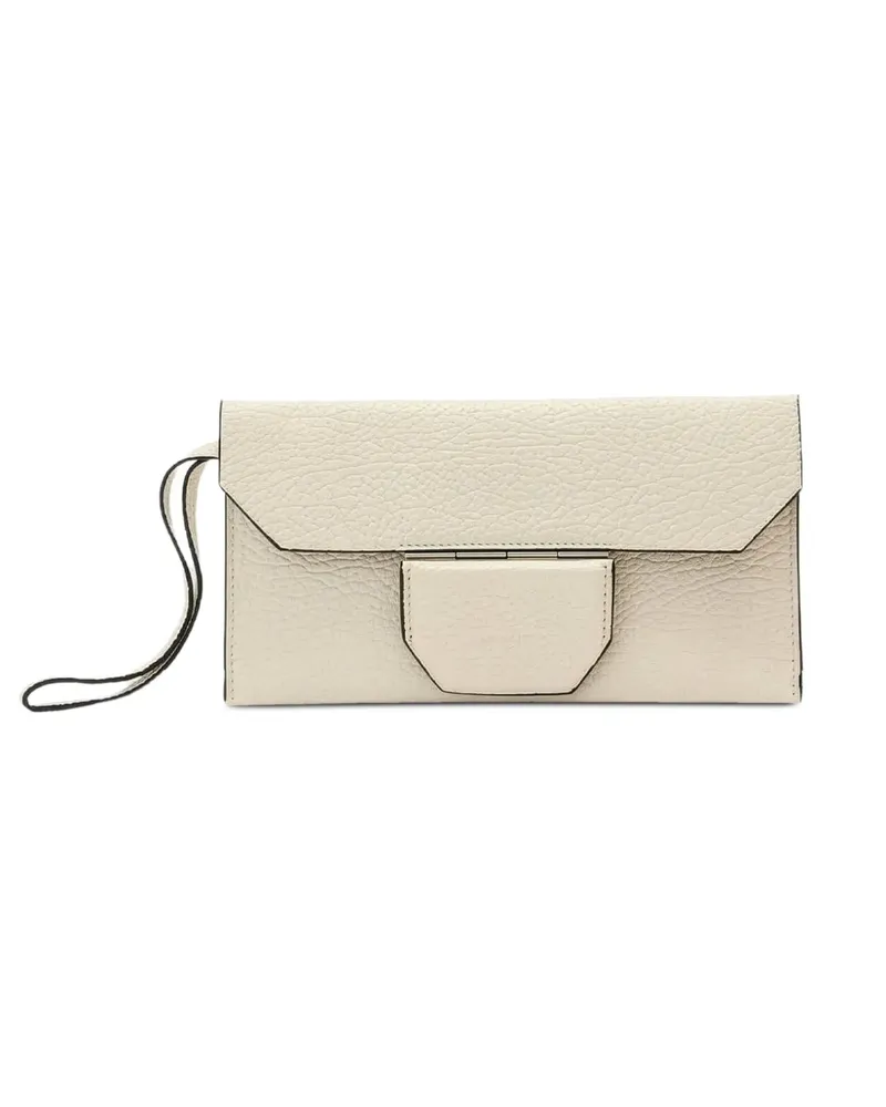 AllSaints leather clutch bag - Nude Nude