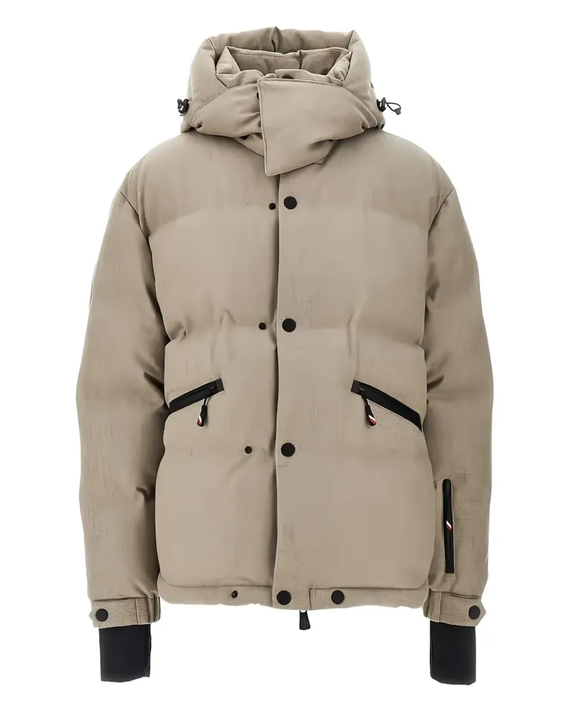 Moncler Krun Skijacke mit Kapuze - Nude Nude