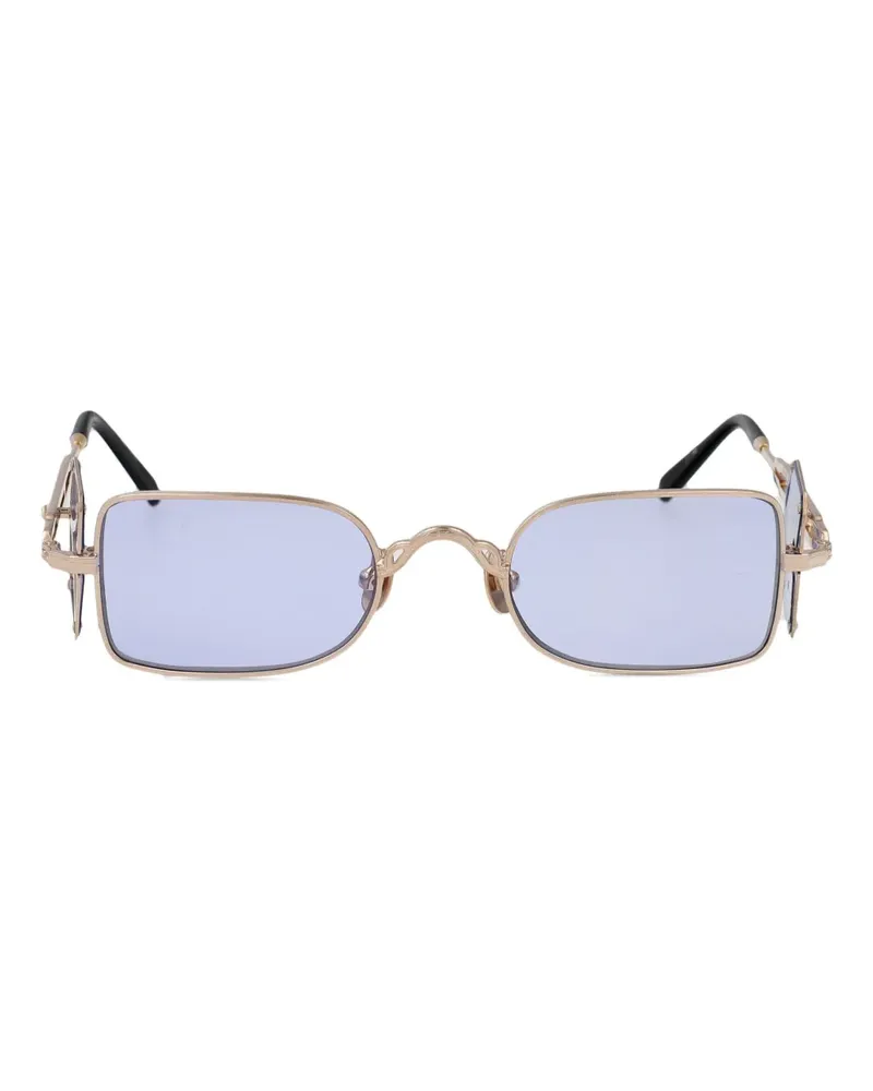 MATSUDA Sonnenbrille mit eckigem Gestell - Gold Gold