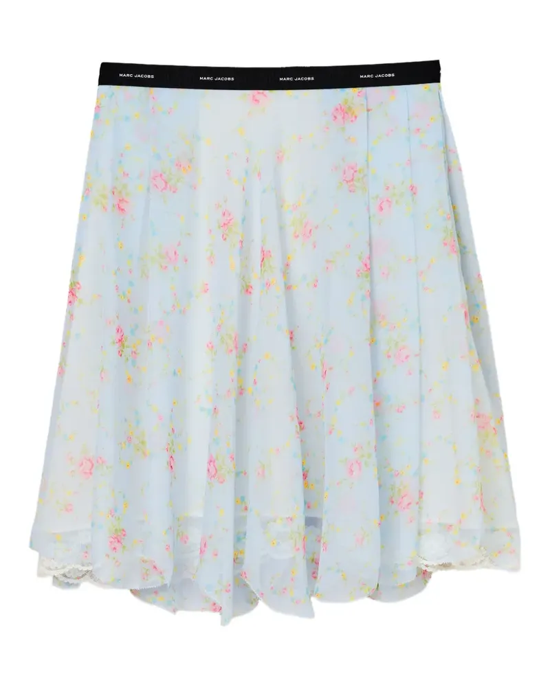 Marc Jacobs chiffon mini skirt - Blau Blau