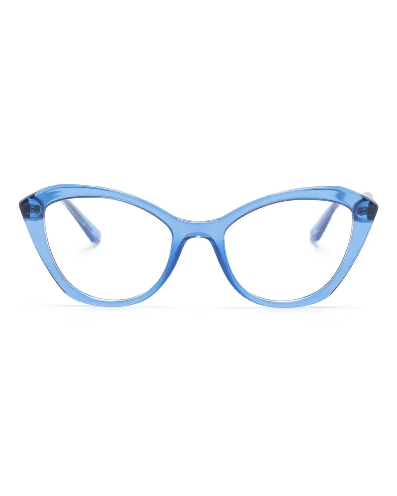 Karl Lagerfeld Transparente Cat-Eye-Brille - Blau Blau
