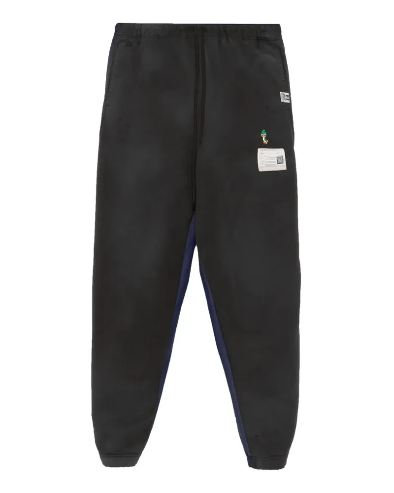 MIHARAYASUHIRO patch-detail track pants - Schwarz Schwarz