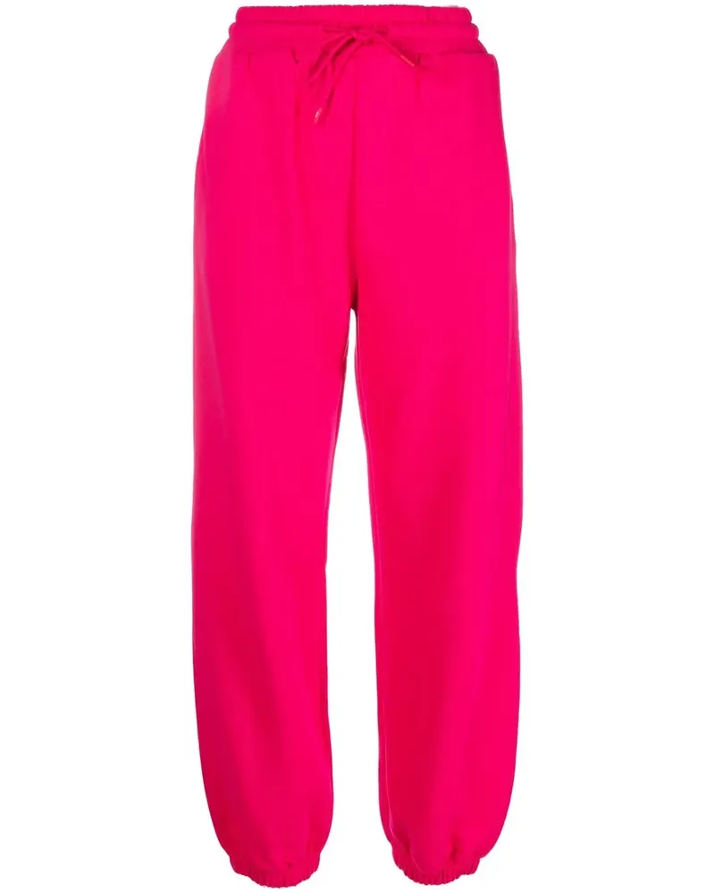 MSGM Jogginghose mit Logo-Print - Rosa Rosa