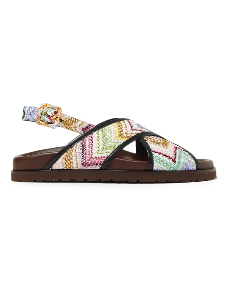 Missoni Sandalen mit überkreuzten Riemen - Nude Nude