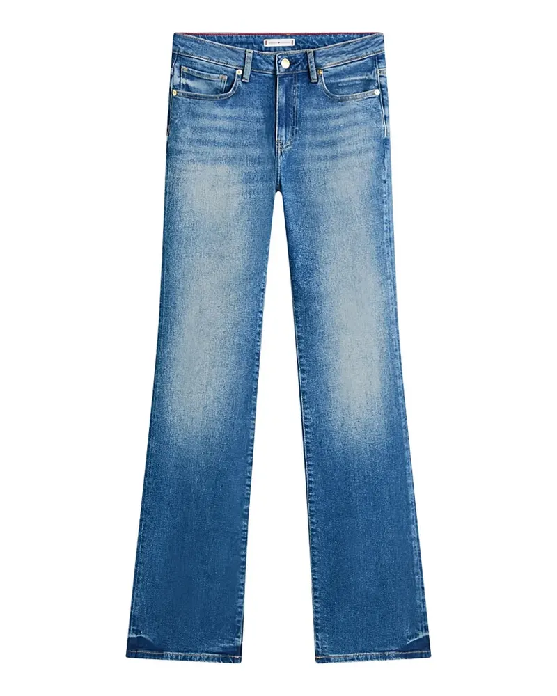 Tommy Hilfiger Heritage Bootcut-Jeans mit Tragefalten - Blau Blau