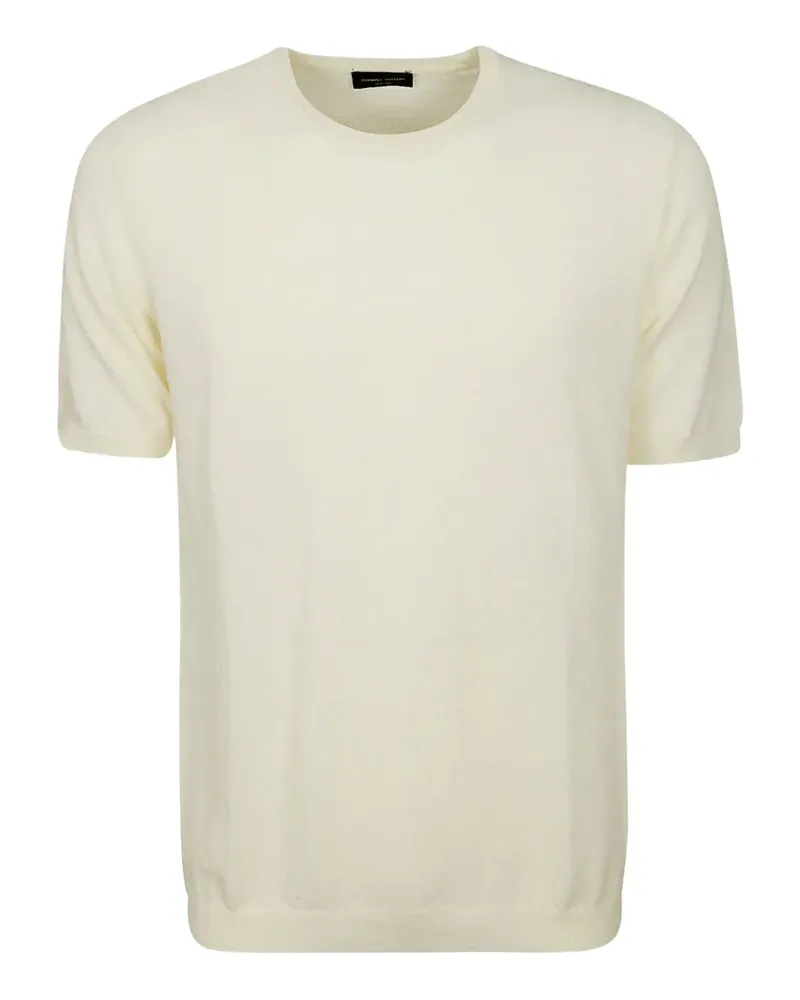 Roberto Collina Klassisches T-Shirt - Weiß Weiß