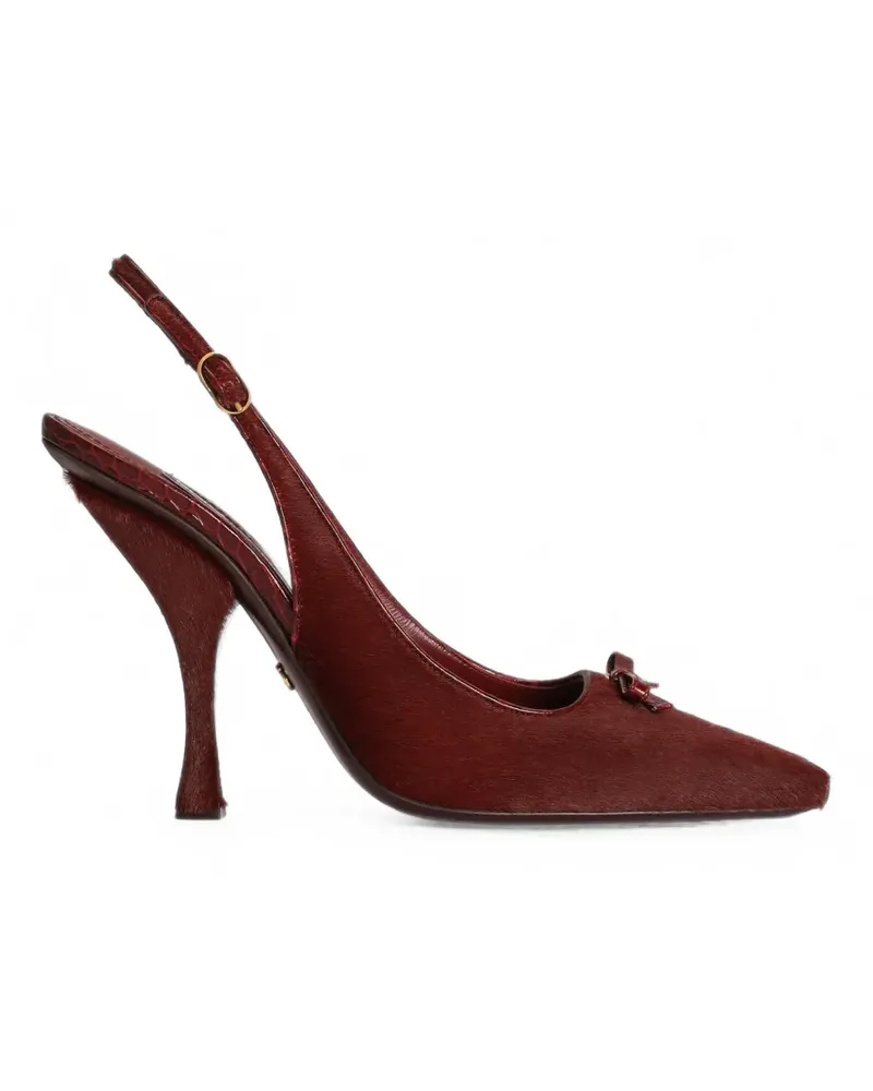 Dolce & Gabbana Pony Slingback-Schuhe - Rot Rot
