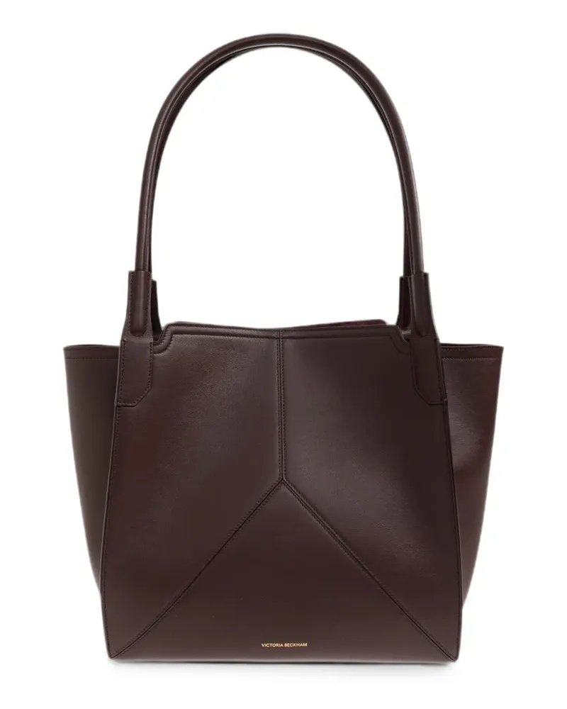 Victoria Beckham Vitoria Tote Bag mit Logo-Print - Braun Braun
