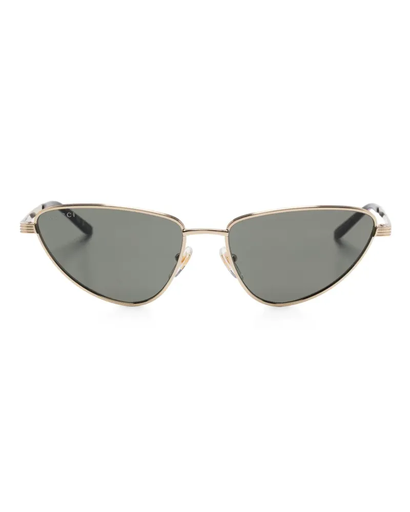 Gucci Sonnenbrille mit Cat-Eye-Gestell - Gold Gold