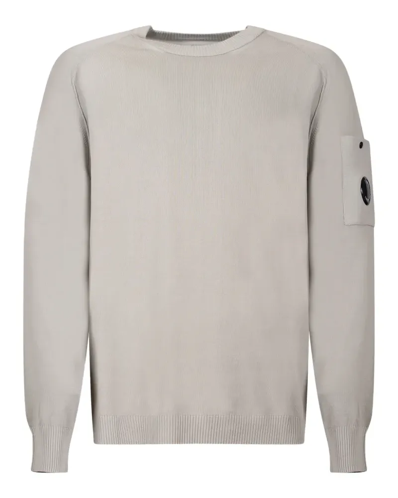 C.P. Company patch-pocket long-sleeved sweater - Nude Nude