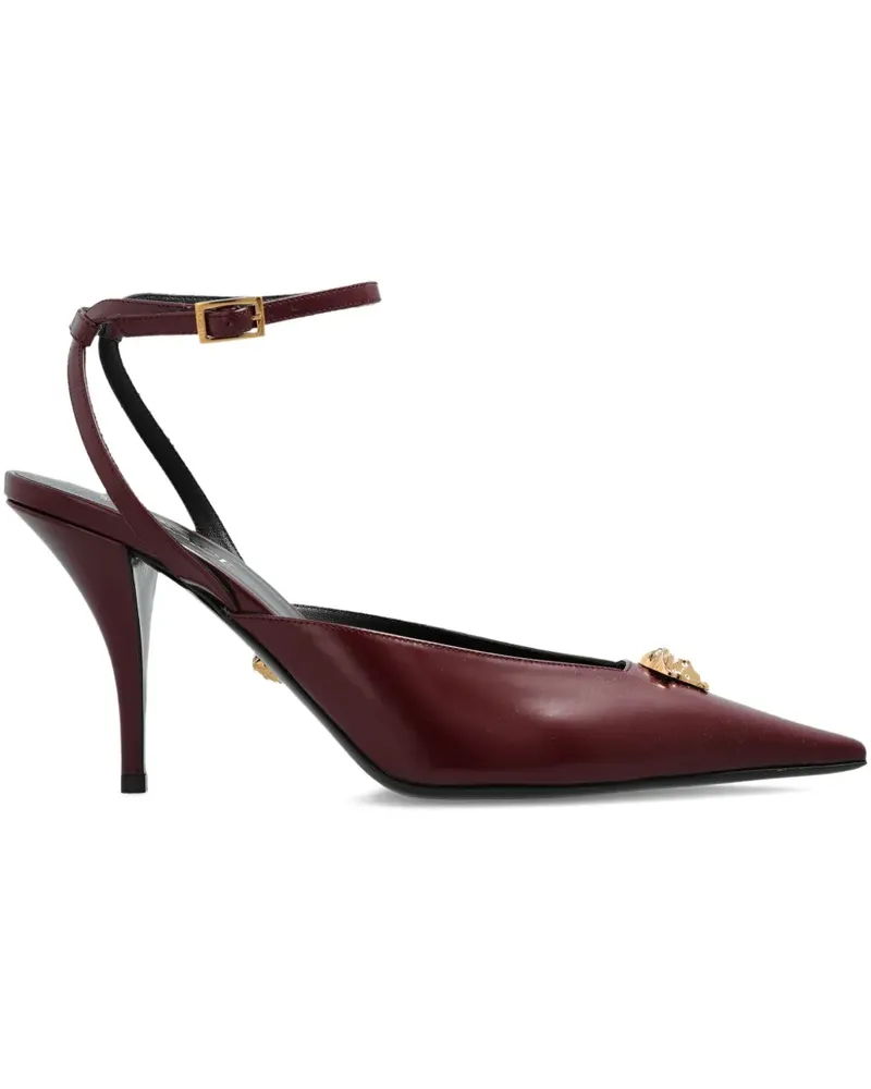 Versace Spitze La Medusa Pumps 85mm - Rot Rot