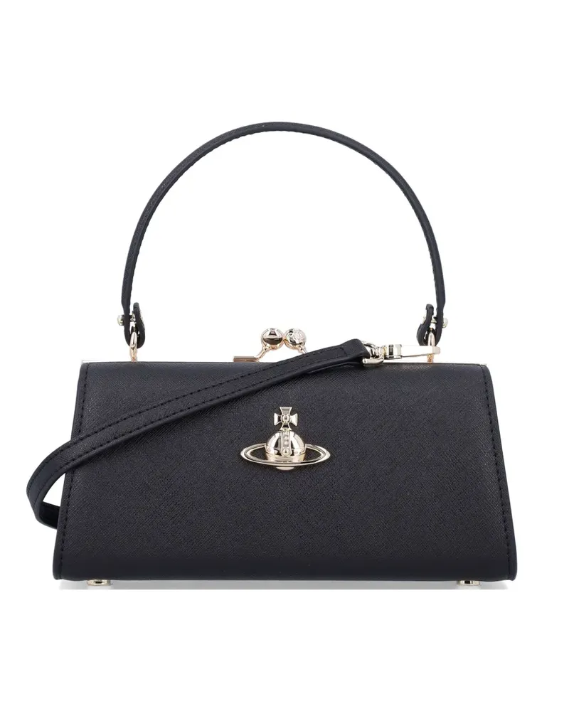 Vivienne Westwood Extragroße Doll Tasche - Schwarz Schwarz