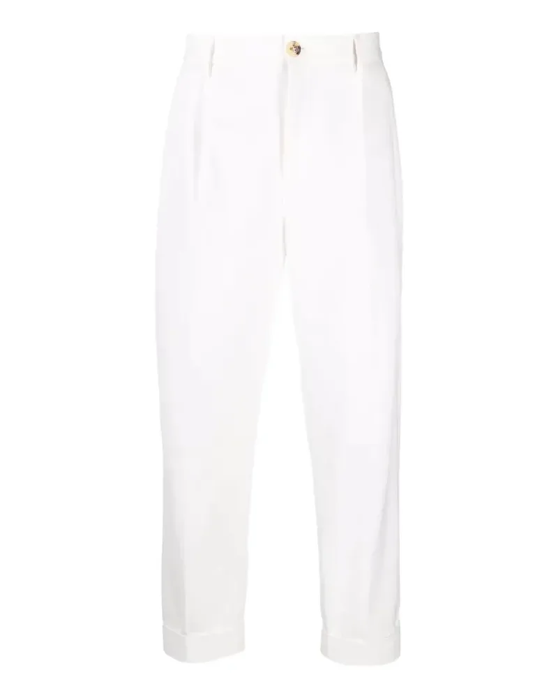 Brunello Cucinelli pleated tailored trousers - Weiß Weiß