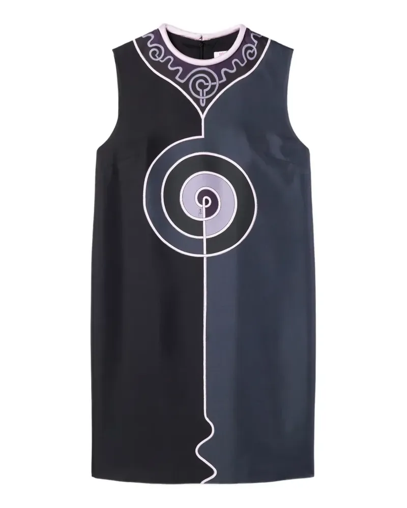 Emilio Pucci Astro-print sleeveless dress - Schwarz Schwarz