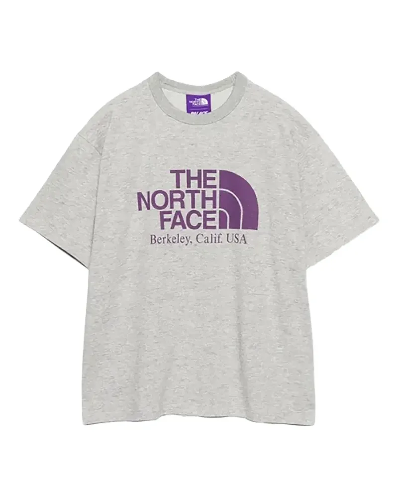 PALACE Purple Label graphic-detail cotton T-shirt - Grau Grau
