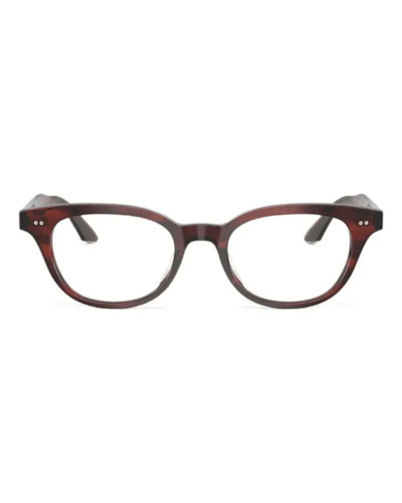 Oliver Peoples Madelon Brille mit rundem Gestell - Braun Braun