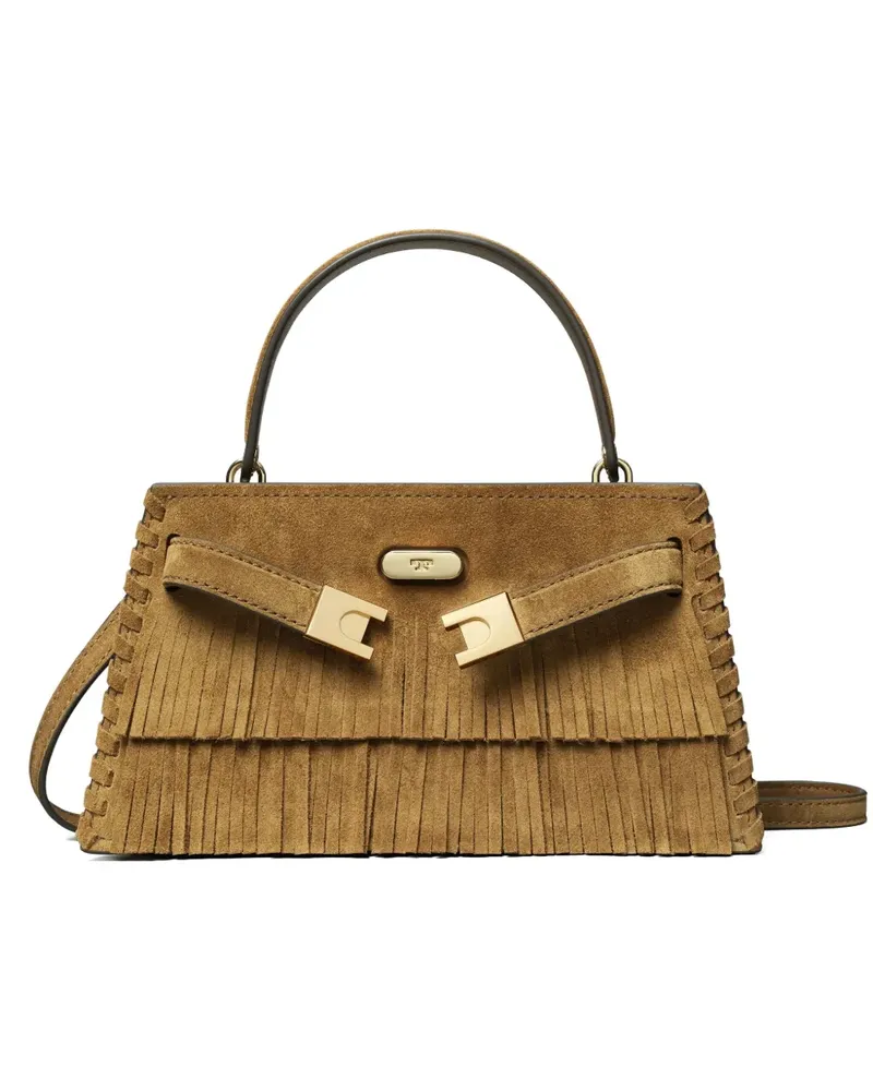 Tory Burch mini Lee Radziwill tote bag - Braun Braun