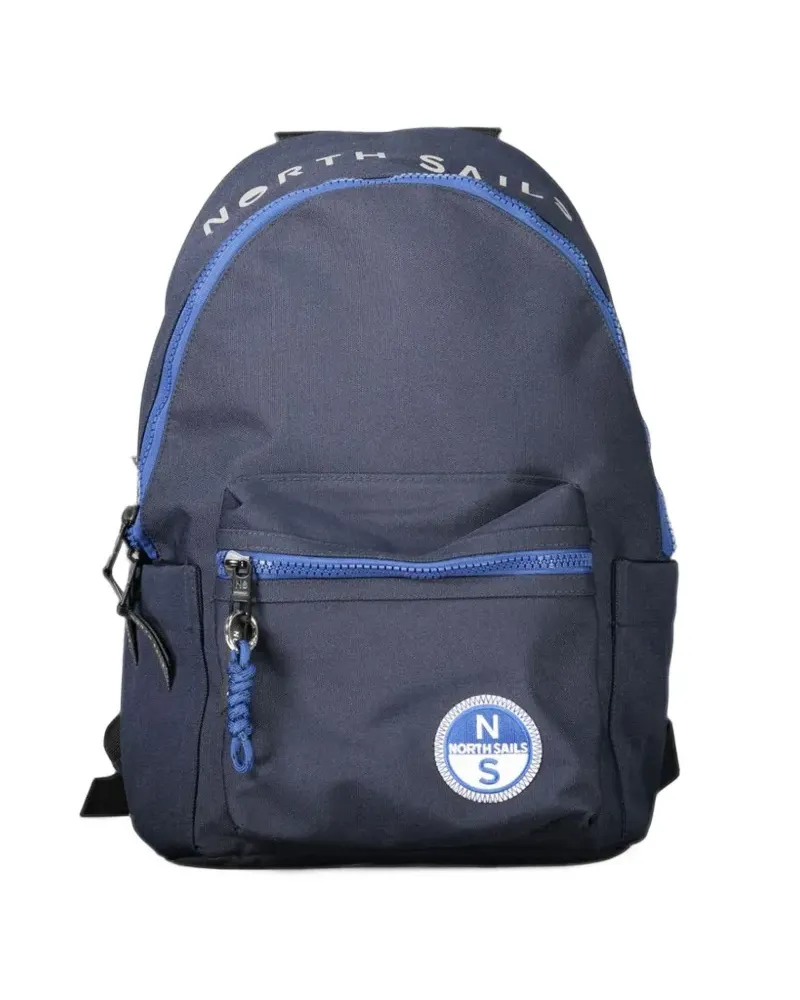 North Sails Rucksack mit Logo-Print - Blau Blau